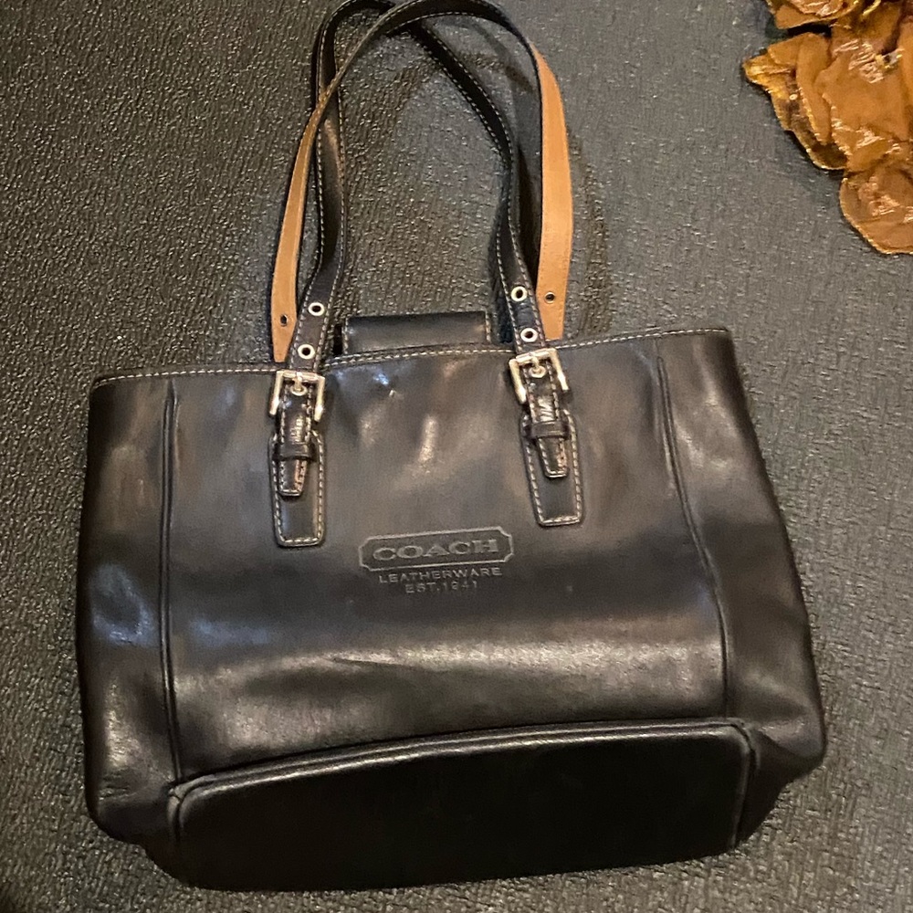 Coach Black Leather Purse